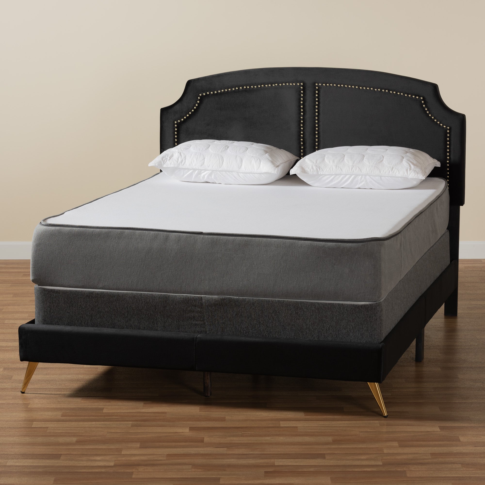 Oxley Glamour Bed-Bed-Baxton Studio - WI-Wall2Wall Furnishings