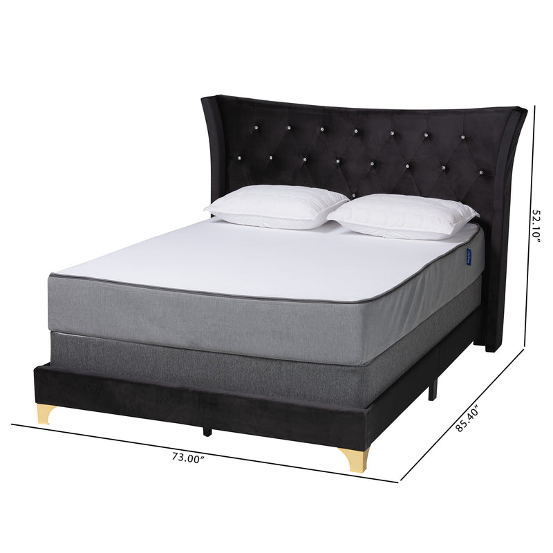 Easton Glamour Bed-Bed-Baxton Studio - WI-Wall2Wall Furnishings