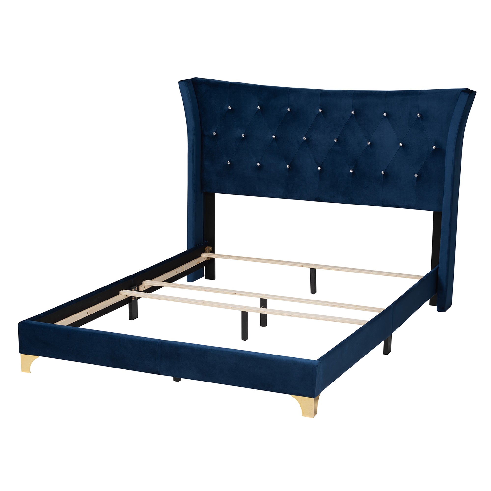 Easton Glamour Bed-Bed-Baxton Studio - WI-Wall2Wall Furnishings