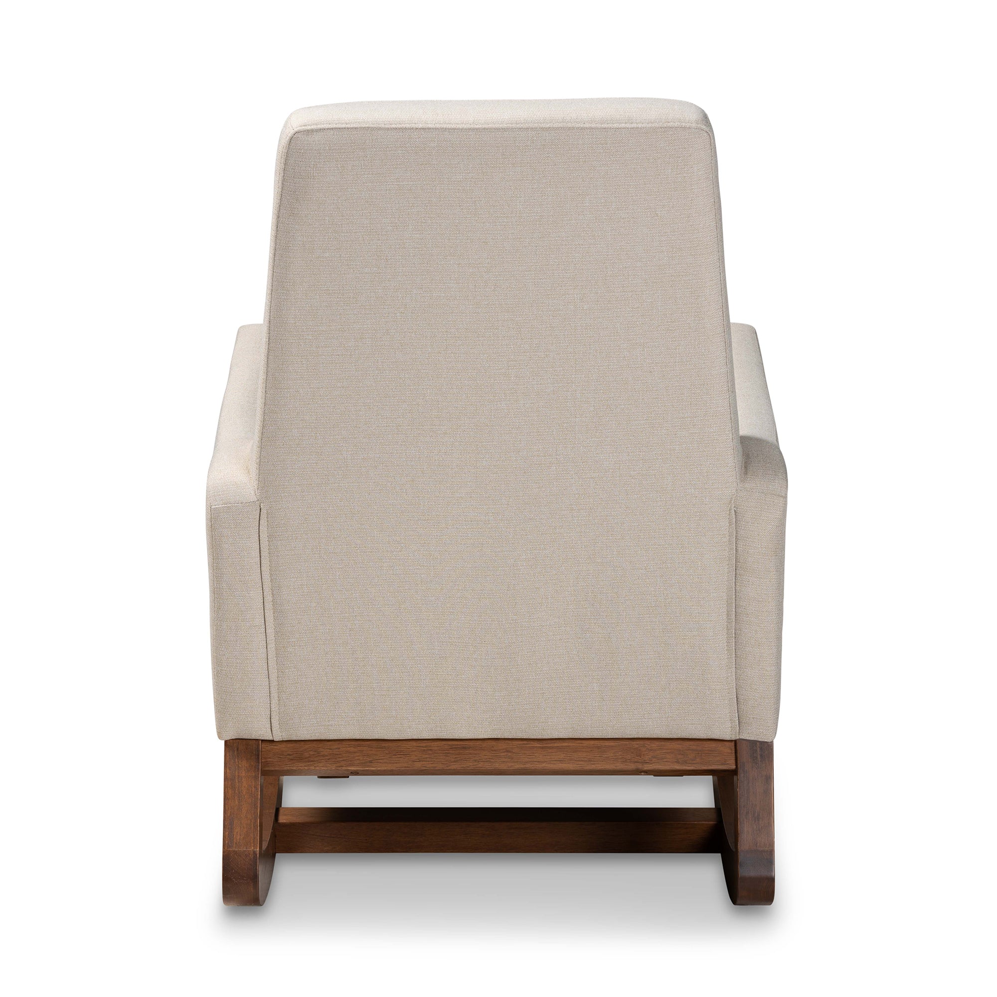 Yashiya Mid-Century Rocking Chair & Ottoman-Rocking Chair & Ottoman-Baxton Studio - WI-Wall2Wall Furnishings