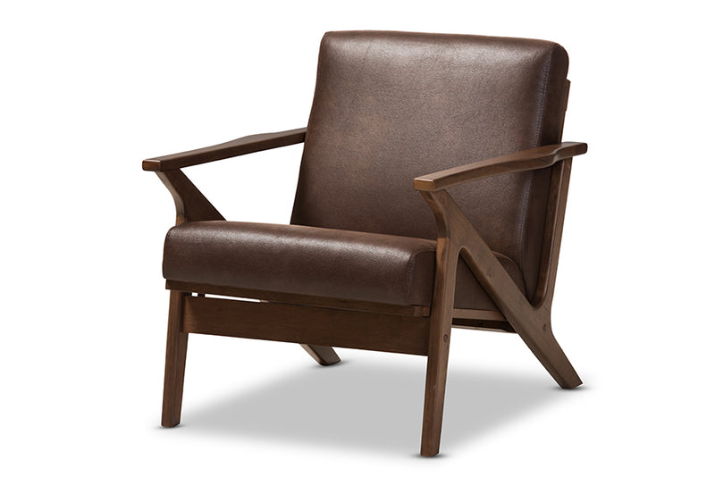 Bianca Mid-Century Accent Chair-Accent Chair-Baxton Studio - WI-Wall2Wall Furnishings