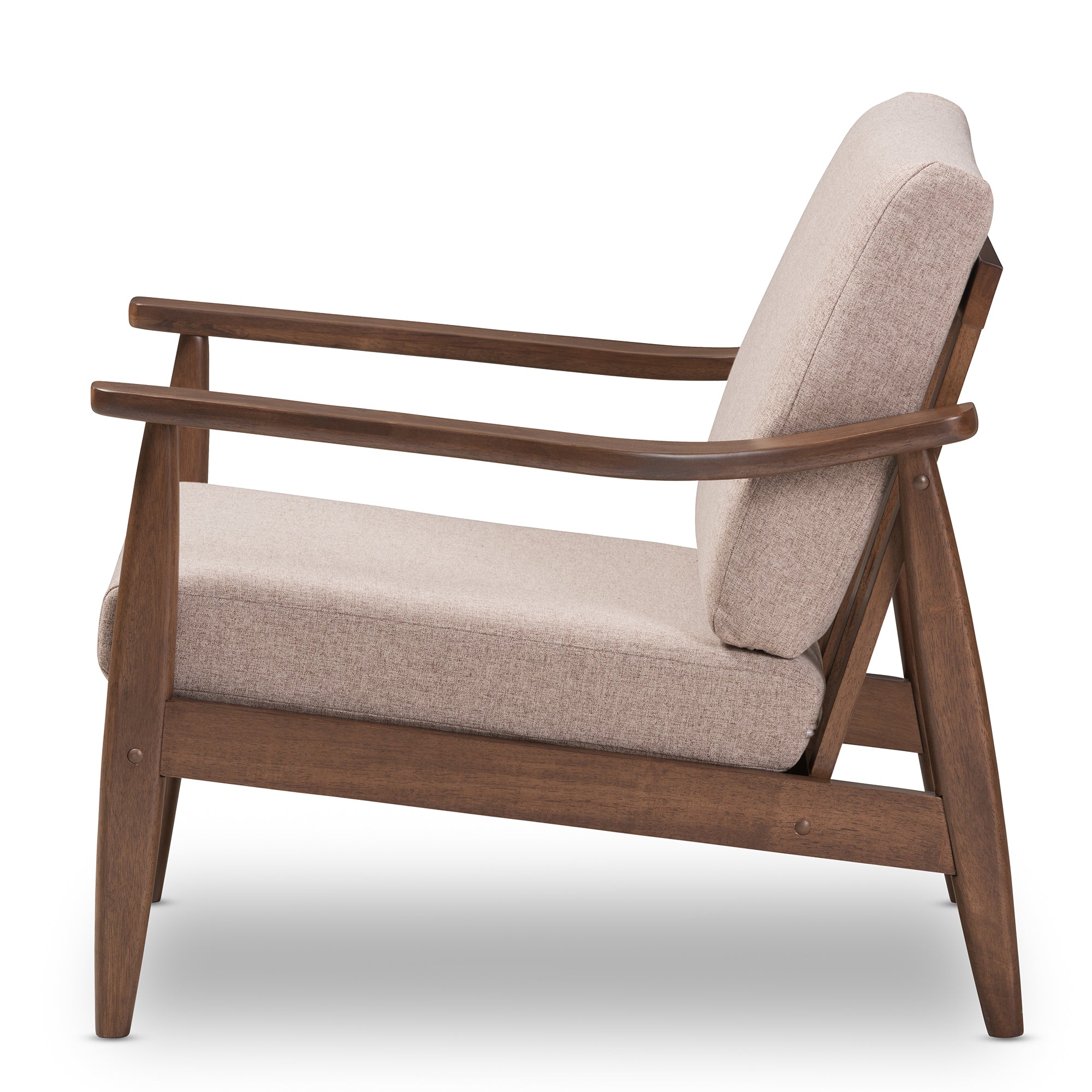 Venza Mid-Century Accent Chair-Accent Chair-Baxton Studio - WI-Wall2Wall Furnishings