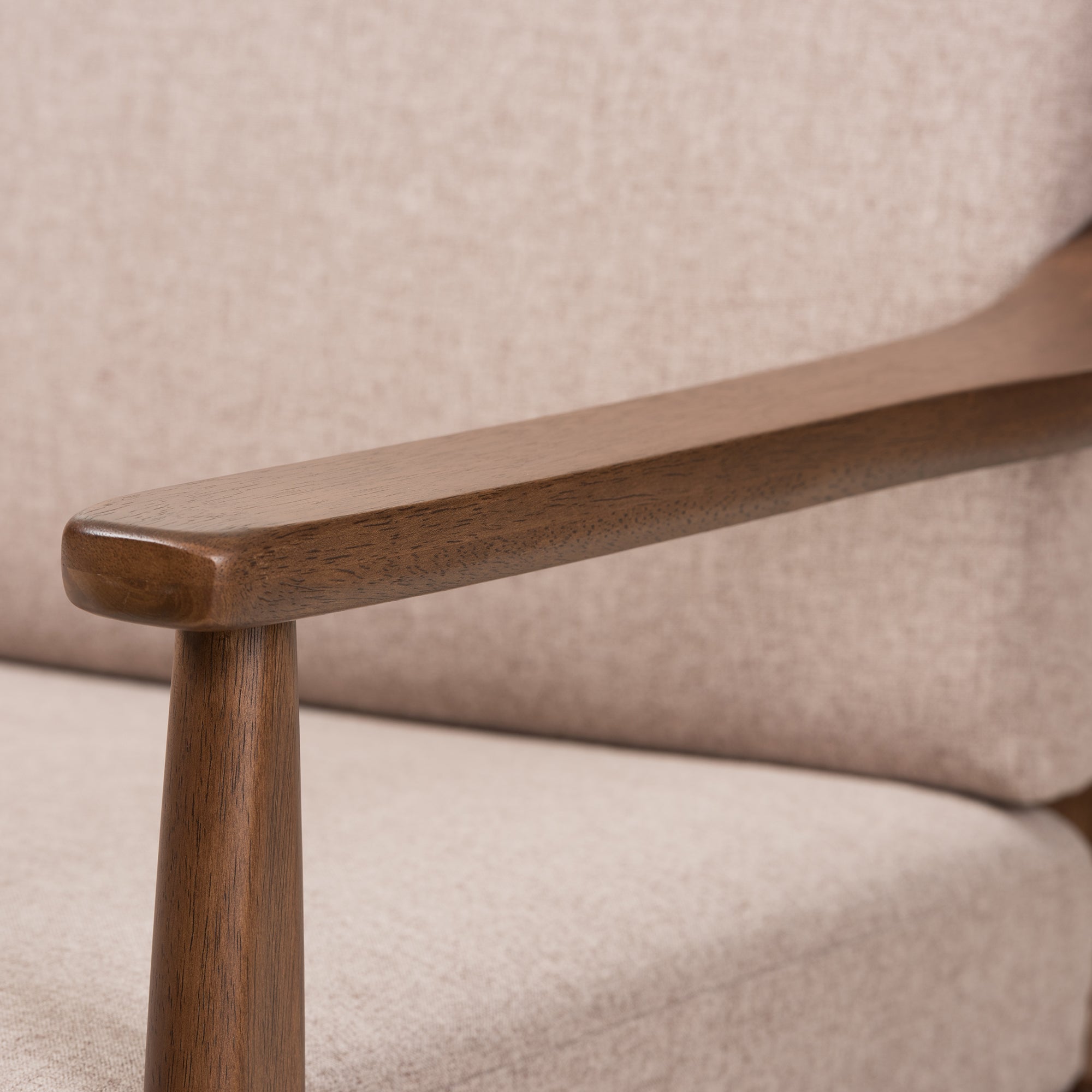 Venza Mid-Century Sofa & Loveseat & Living Room Chair-Sofa Set-Baxton Studio - WI-Wall2Wall Furnishings