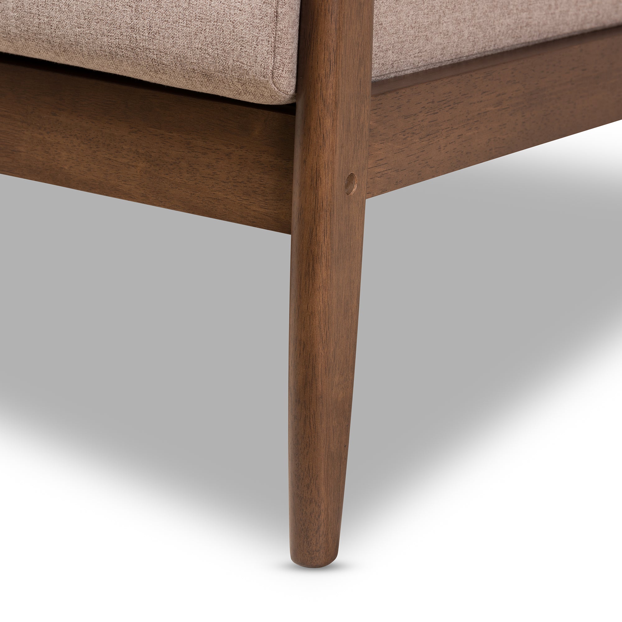 Venza Mid-Century Sofa & Loveseat & Living Room Chair-Sofa Set-Baxton Studio - WI-Wall2Wall Furnishings
