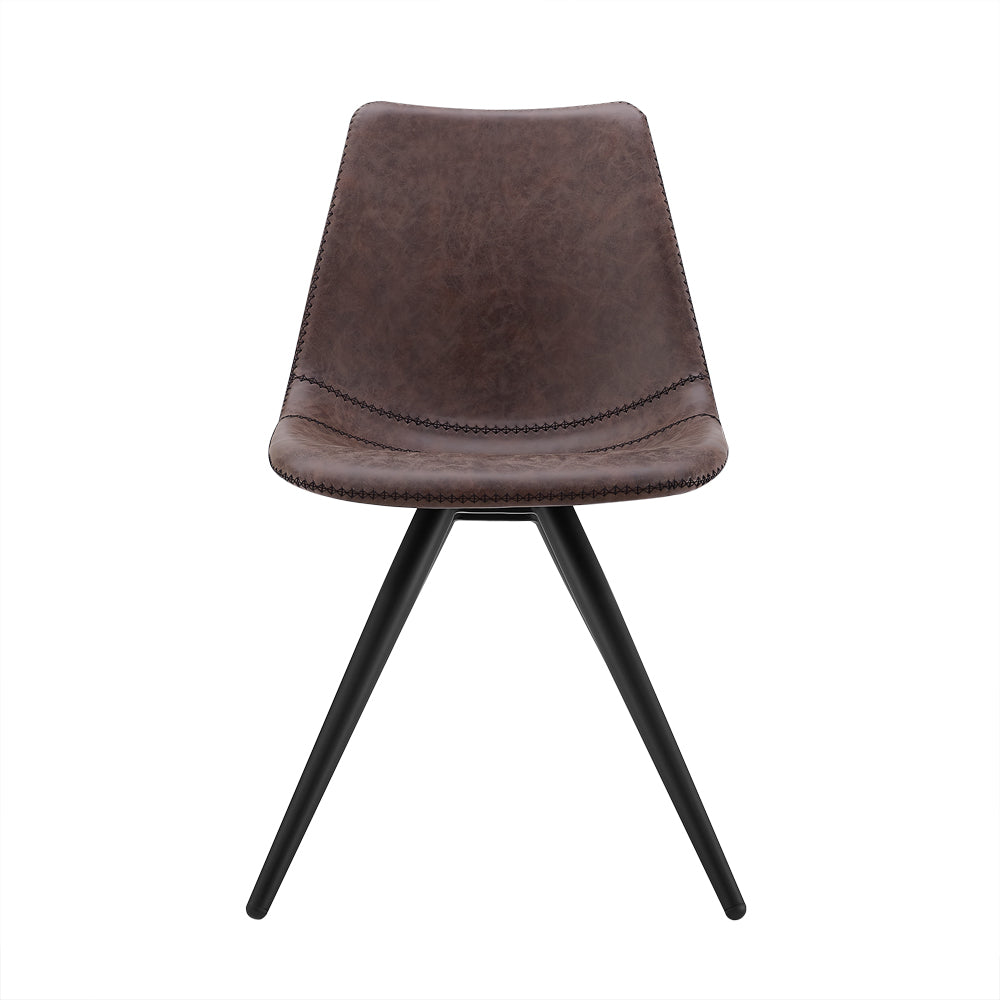 Modrest Condor - Modern Brown Dining Chair (Set of 2)-Dining Chair-VIG-Wall2Wall Furnishings