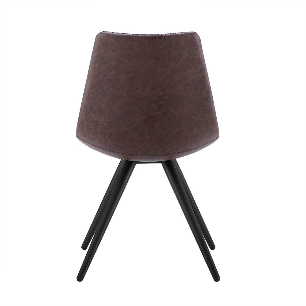 Modrest Condor - Modern Brown Dining Chair (Set of 2)-Dining Chair-VIG-Wall2Wall Furnishings
