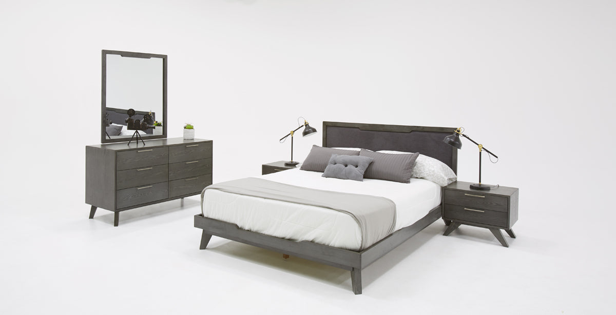 Nova Domus Soria Modern Grey Wash Bed-Bed-VIG-Wall2Wall Furnishings