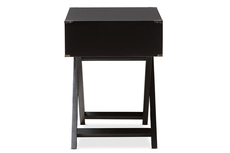 Curtice Contemporary Nightstand 1-Drawer-Nightstand-Baxton Studio - WI-Wall2Wall Furnishings