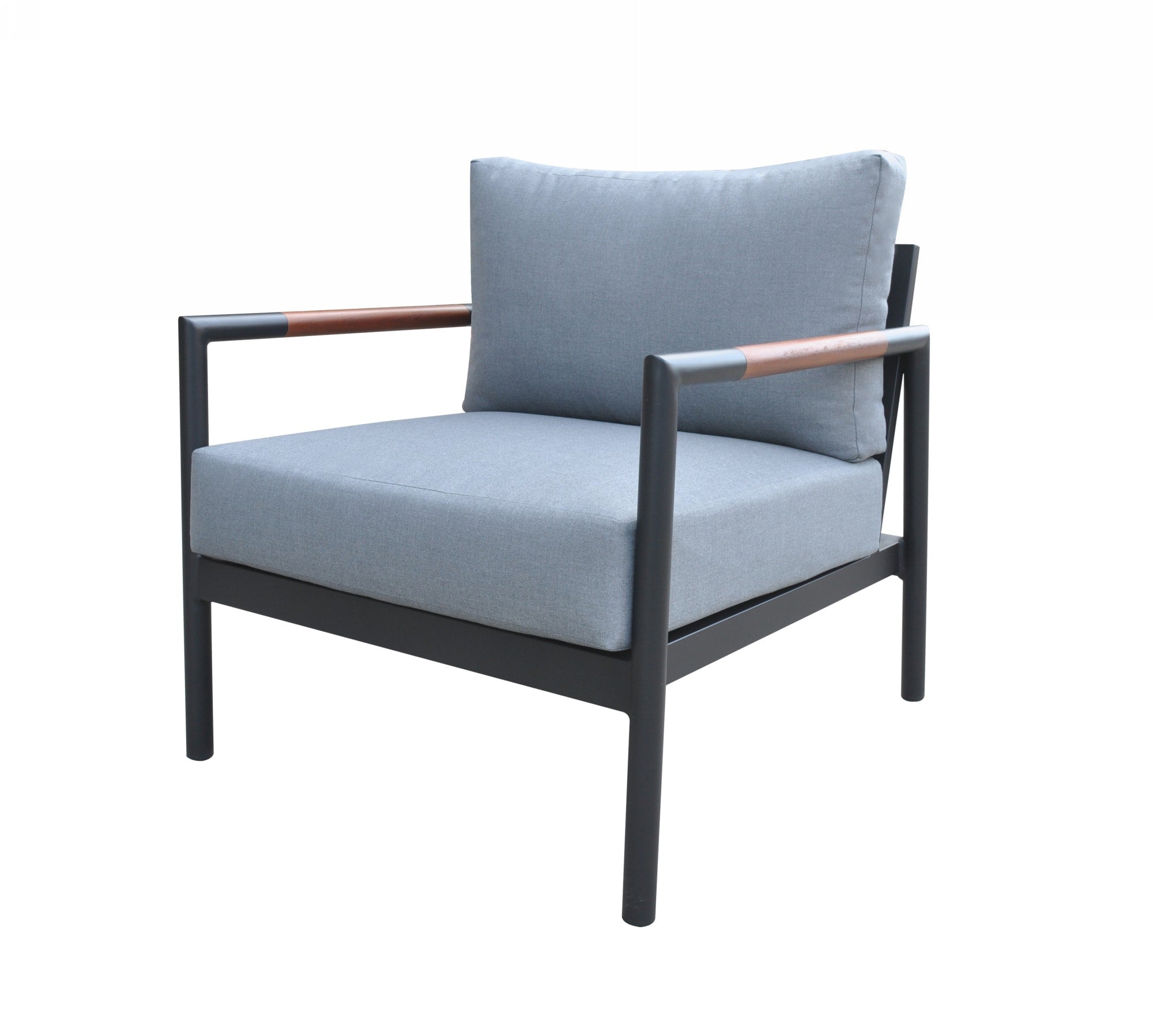 Renava Kiowa - Modern Outdoor Grey & Black Sofa Set-Outdoor Set-VIG-Wall2Wall Furnishings