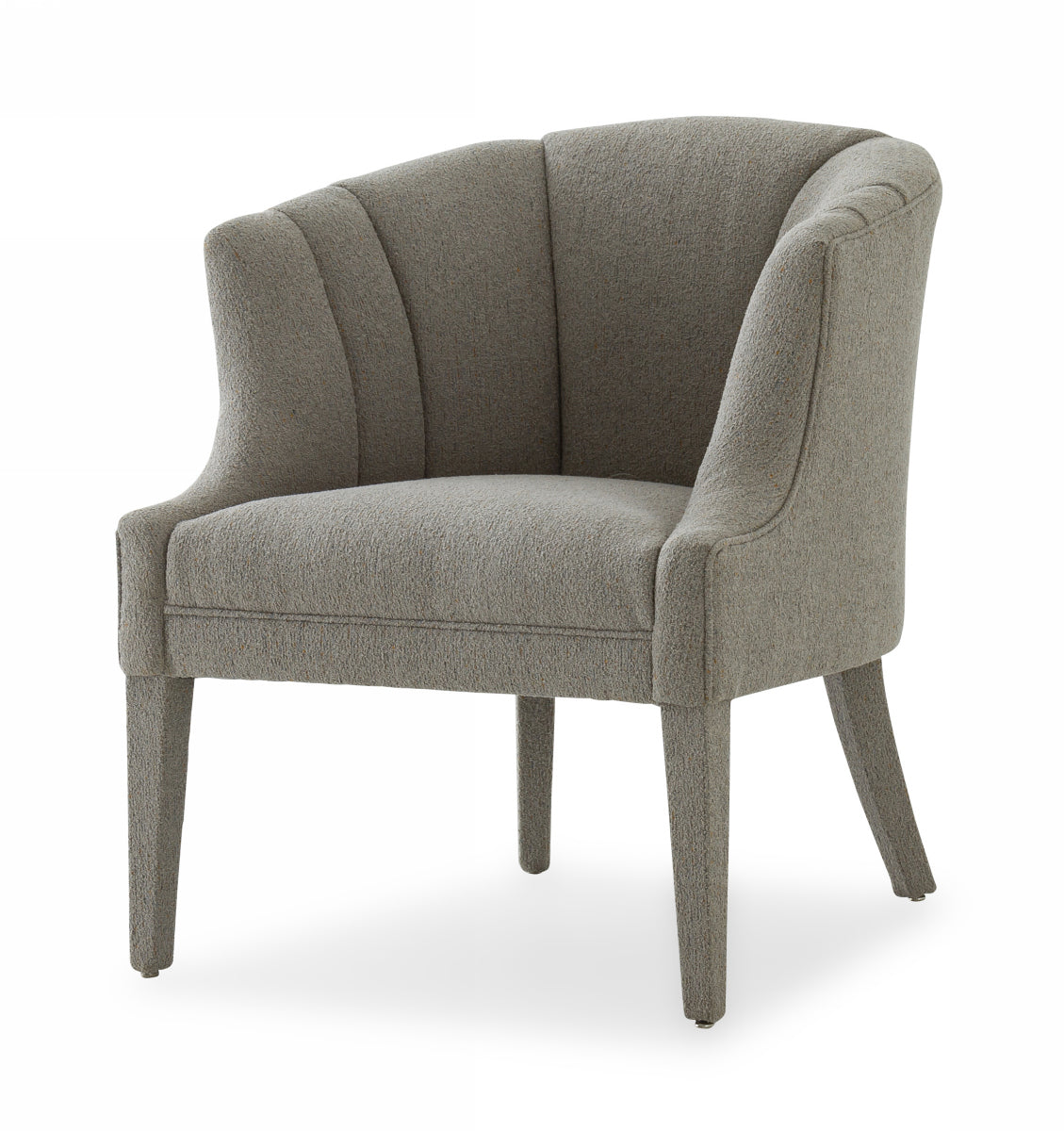 Modrest Ladera - Glam Grey Fabric Accent Chair-Lounge Chair-VIG-Wall2Wall Furnishings