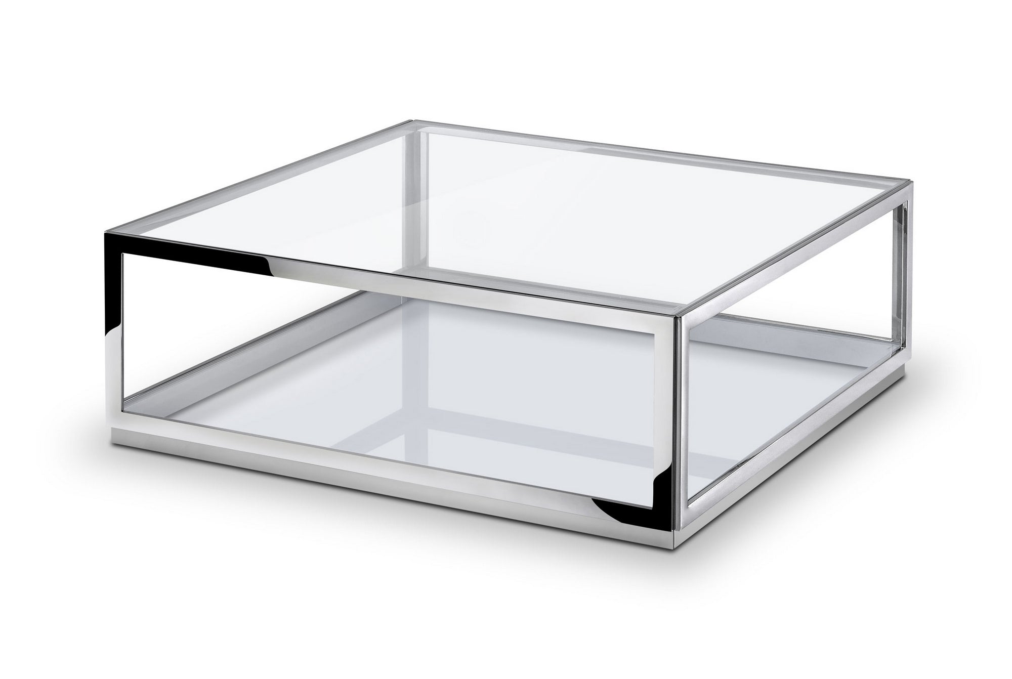 Modrest Weller - Modern Stainless Steel Coffee Table-Coffee Table-VIG-Wall2Wall Furnishings