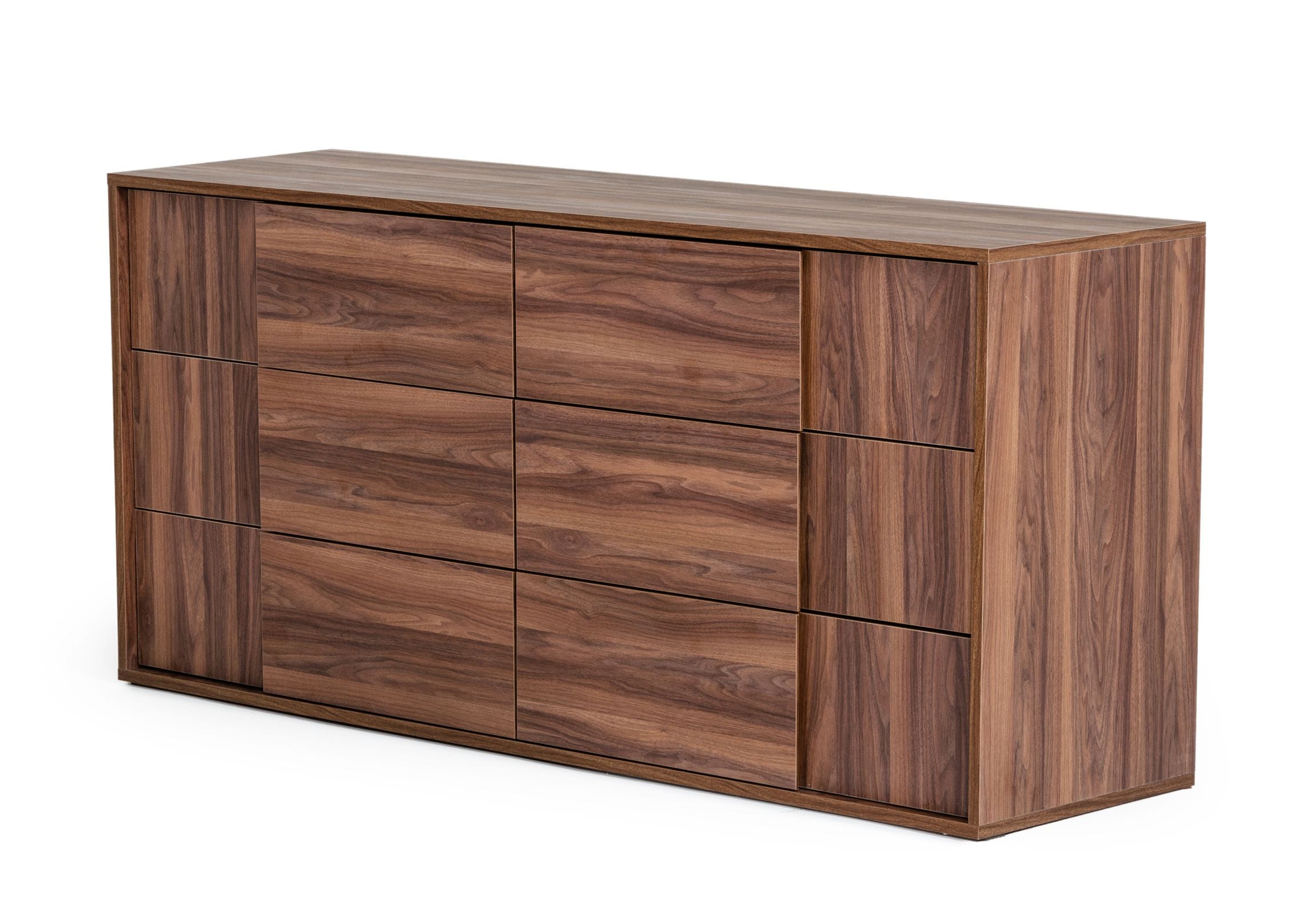 Nova Domus Asus - Italian Modern Walnut Dresser-Dresser-VIG-Wall2Wall Furnishings