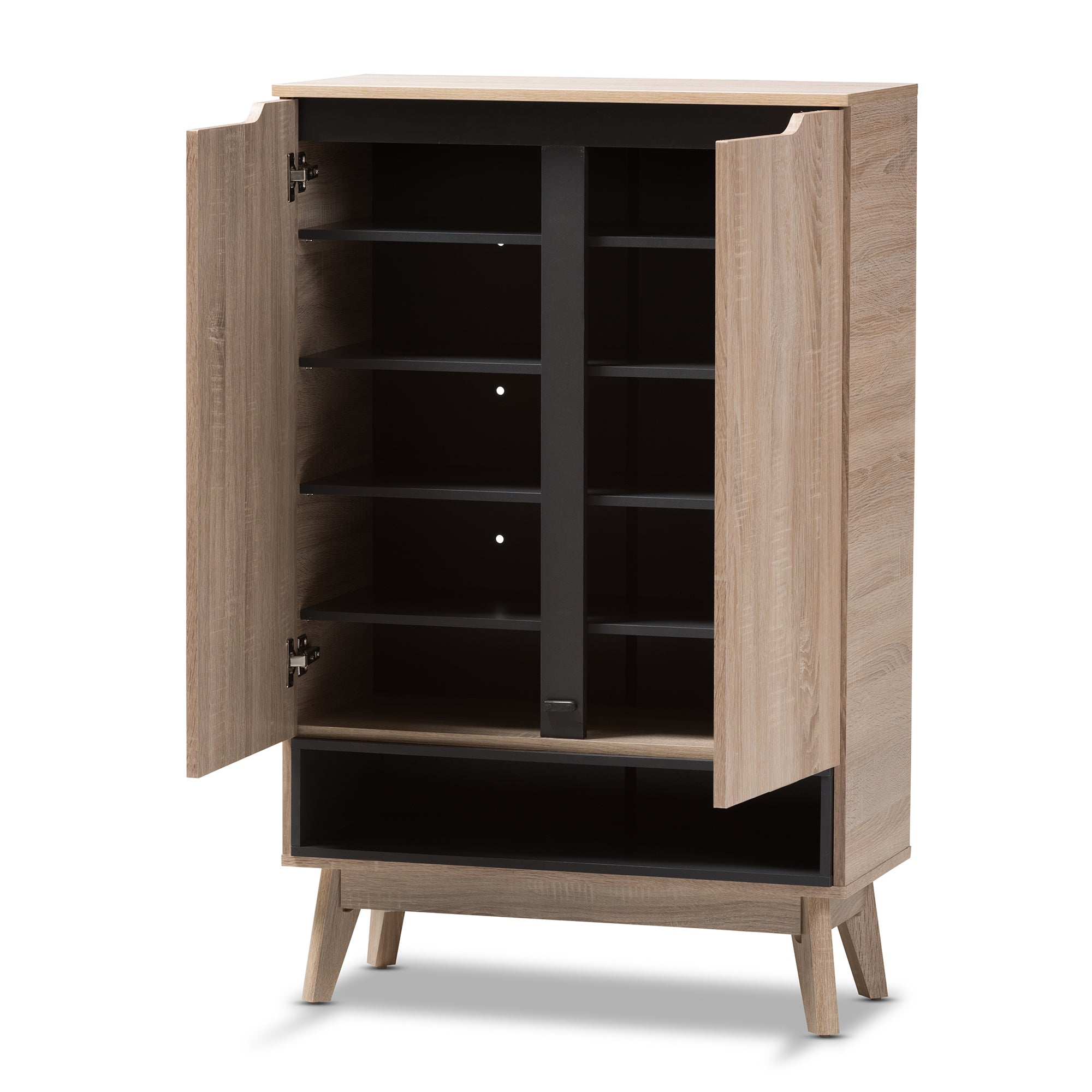 Fella Mid-Century Storage Cabinet-Storage Cabinet-Baxton Studio - WI-Wall2Wall Furnishings