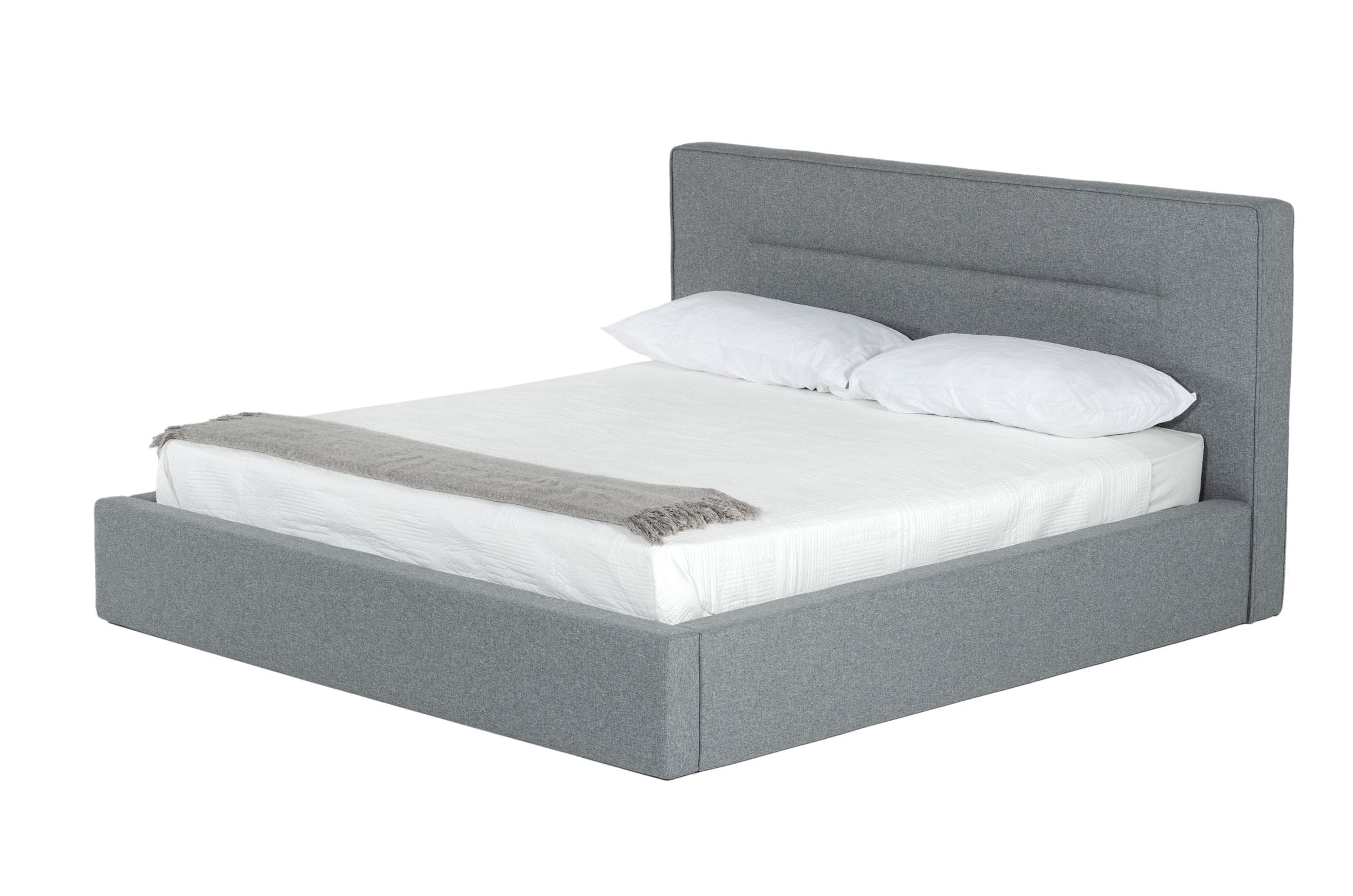 Nova Domus Juliana - Italian Modern Dark Grey Upholstered Bed-Bed-VIG-Wall2Wall Furnishings