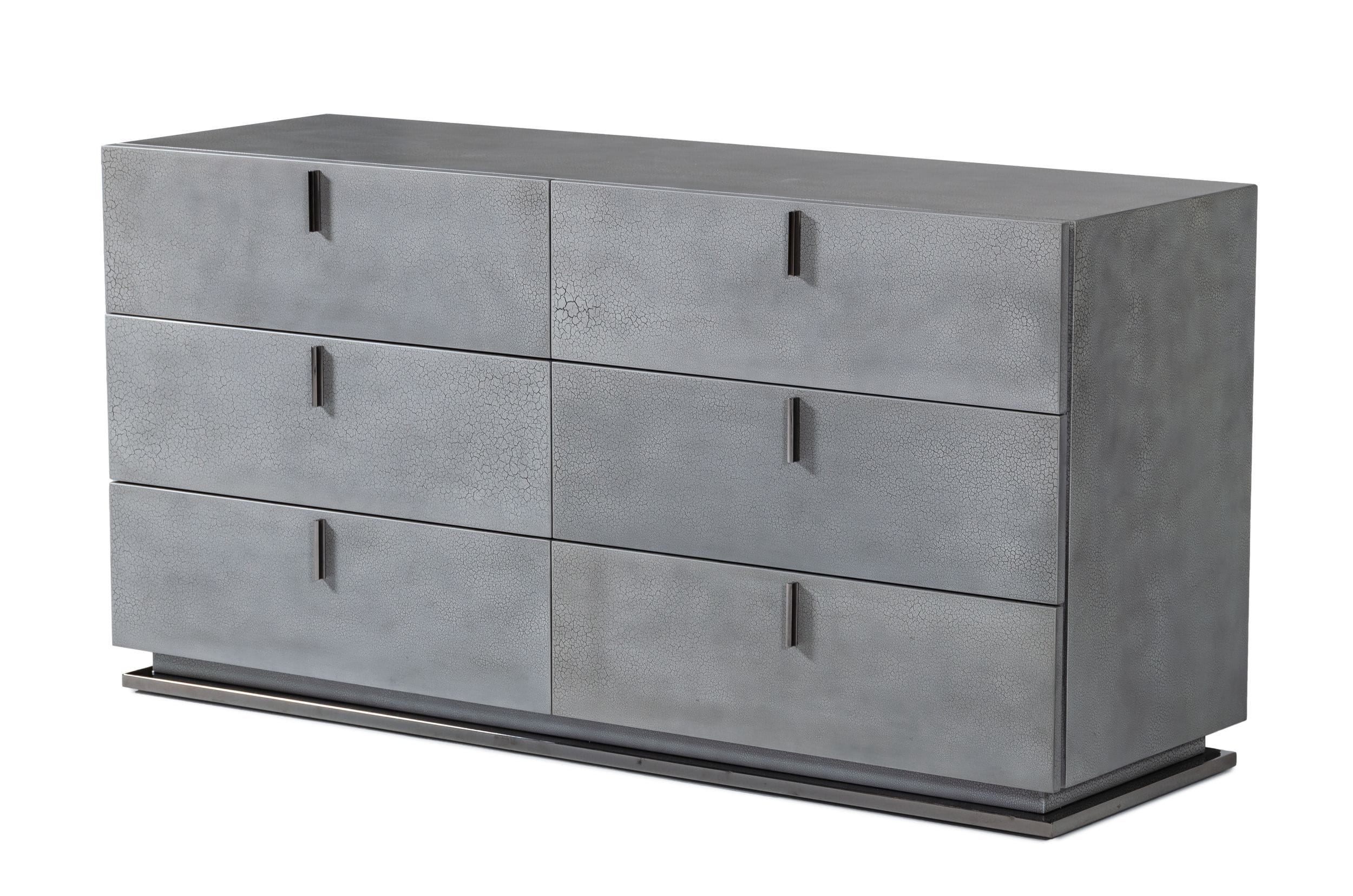 Modrest Buckley - Modern Grey Crackle Dresser-Dresser-VIG-Wall2Wall Furnishings