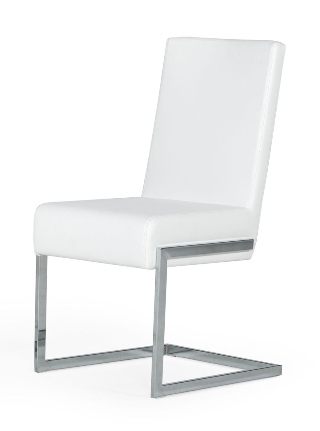 Modrest Batavia - Modern White Dining Chair (Set of 2) - Leatherette-Dining Chair-VIG-Wall2Wall Furnishings