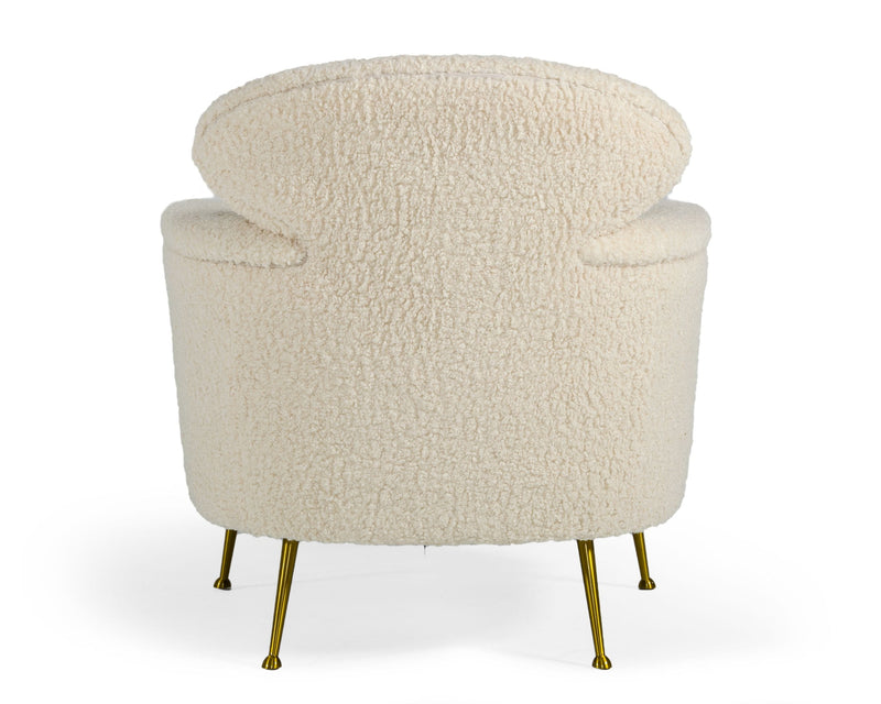 Modrest Altura - Modern Faux Fur Lounge Chair-Lounge Chair-VIG-Wall2Wall Furnishings