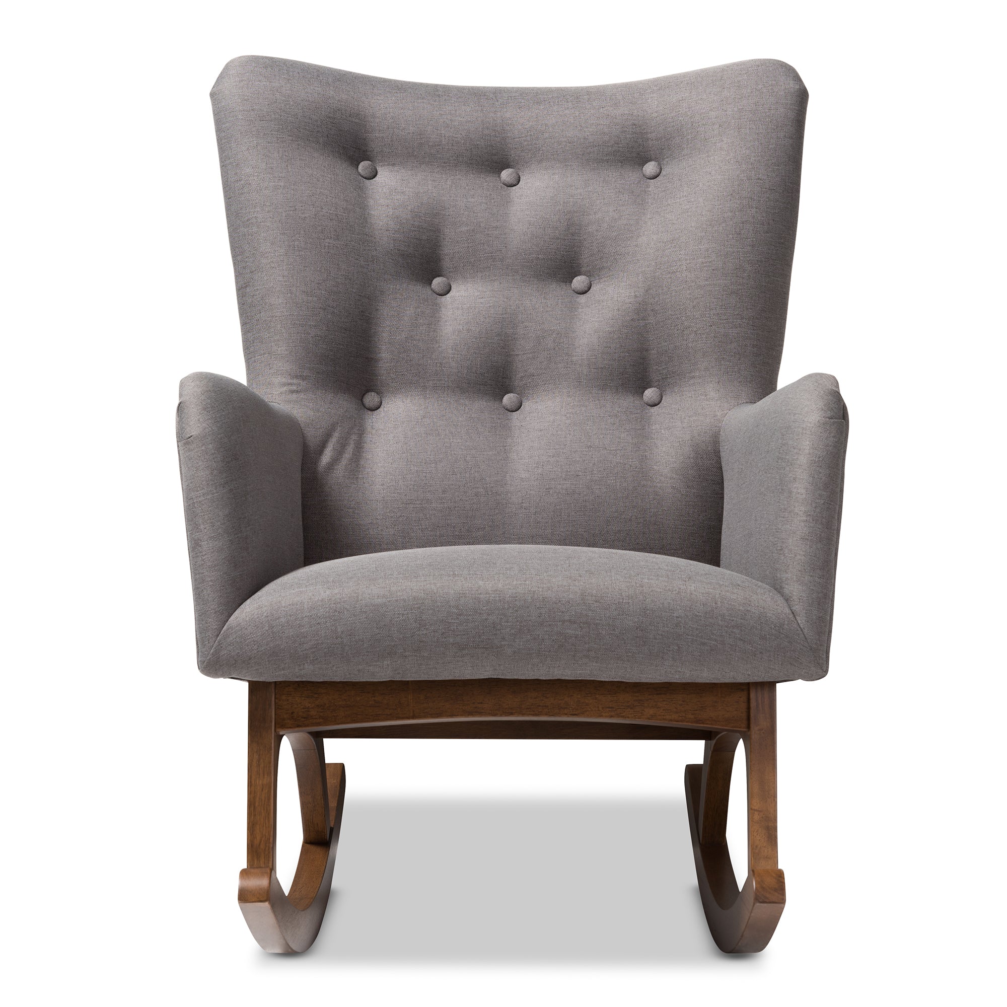 Waldmann Mid-Century Rocking Chair-Rocking Chair-Baxton Studio - WI-Wall2Wall Furnishings