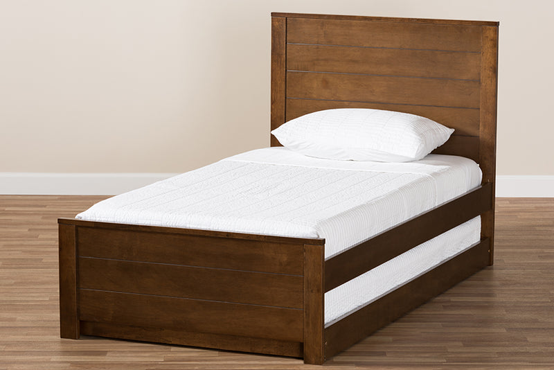Baxton Studio Catalina Bed & Trundle-Bed & Trundle-Baxton Studio - WI-Wall2Wall Furnishings
