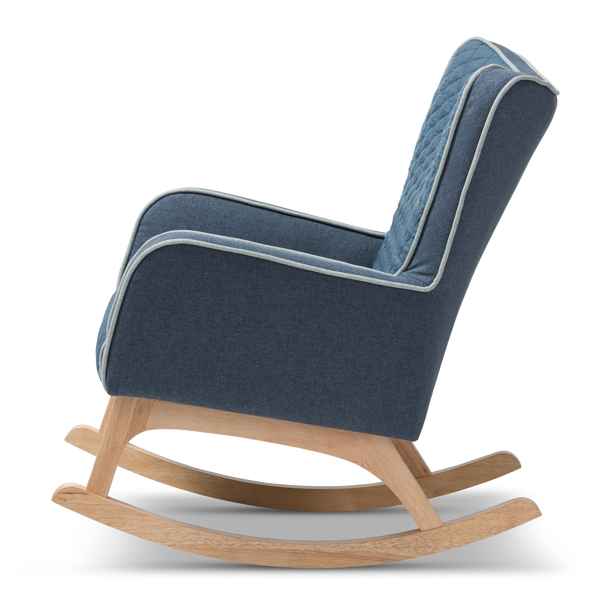 Zoelle Mid-Century Rocking Chair-Rocking Chair-Baxton Studio - WI-Wall2Wall Furnishings