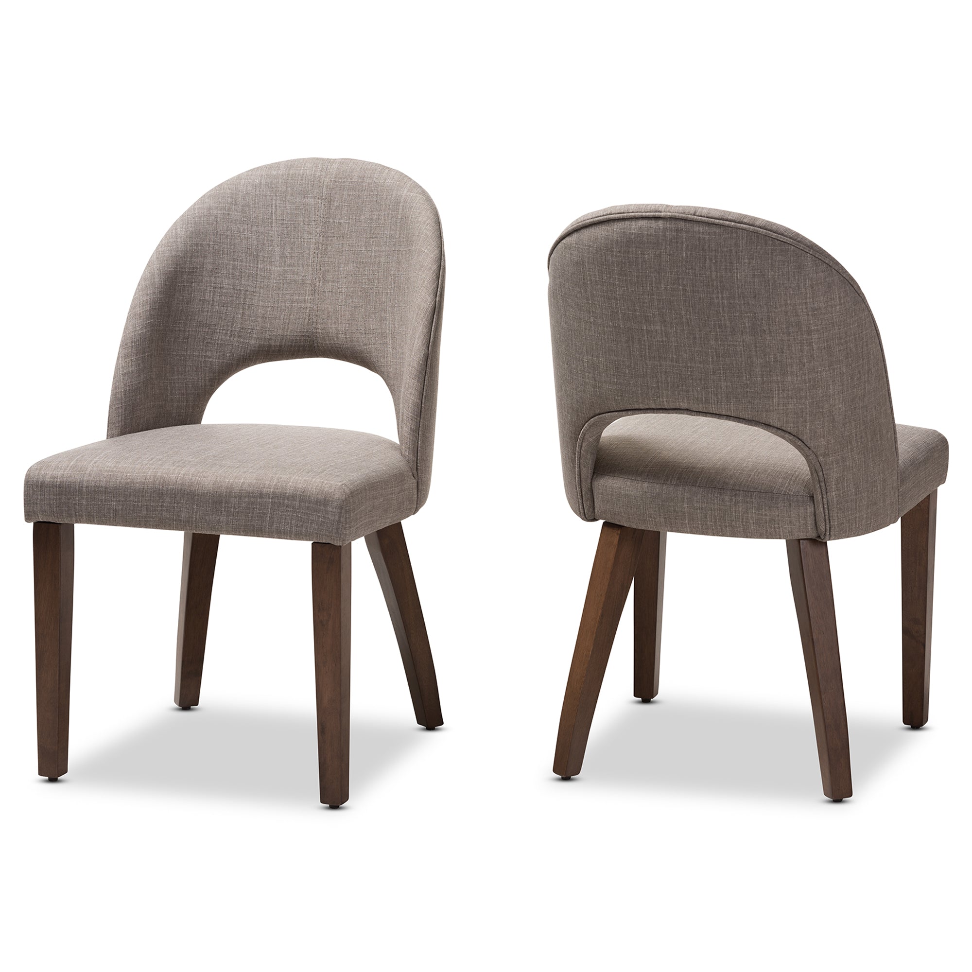 Wesley Mid-Century Dining Chairs Set of 2-Dining Chairs-Baxton Studio - WI-Wall2Wall Furnishings