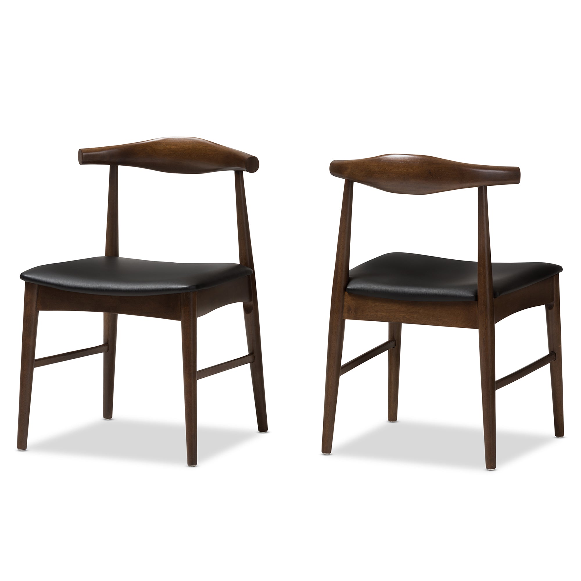 Winton Mid-Century Dining Chairs Set of 2-Dining Chairs-Baxton Studio - WI-Wall2Wall Furnishings