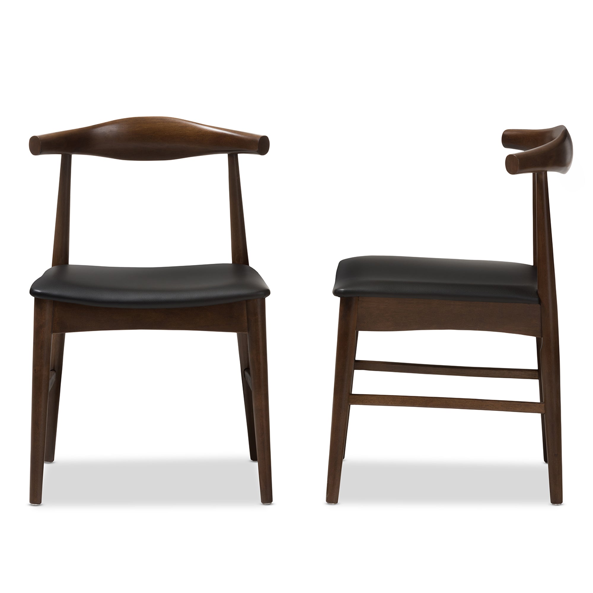 Winton Mid-Century Dining Chairs Set of 2-Dining Chairs-Baxton Studio - WI-Wall2Wall Furnishings