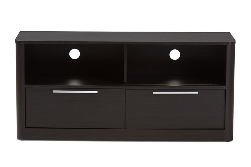 Carlingford Contemporary TV Stand 2-Drawer-TV Stand-Baxton Studio - WI-Wall2Wall Furnishings