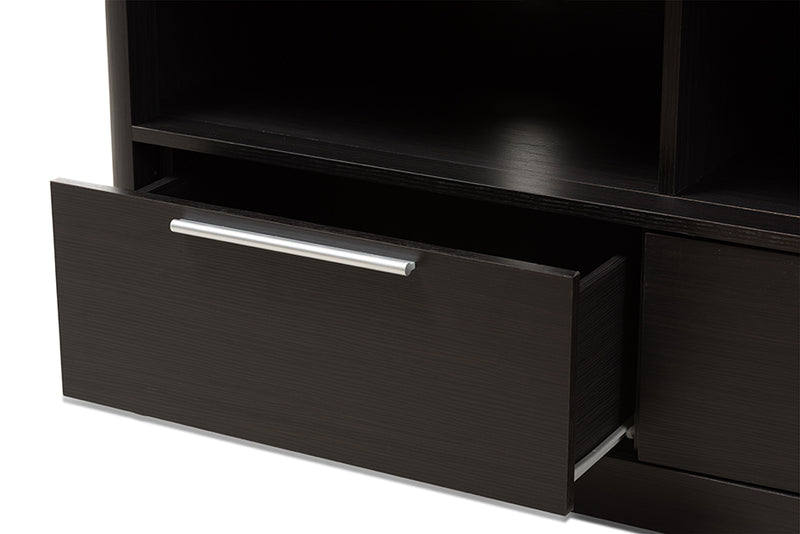 Carlingford Contemporary TV Stand 2-Drawer-TV Stand-Baxton Studio - WI-Wall2Wall Furnishings