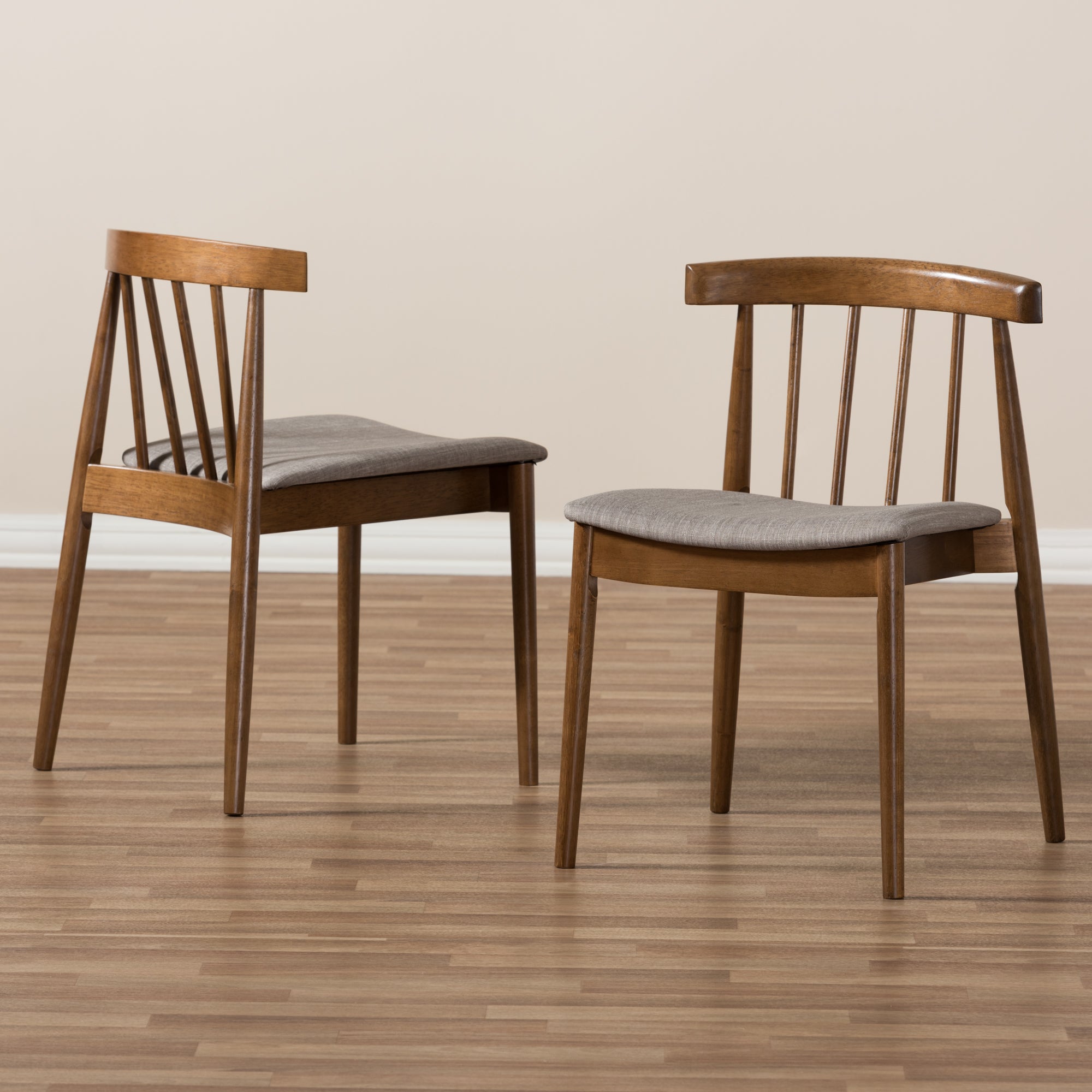 Wyatt Mid-Century Dining Chairs Set of 2-Dining Chairs-Baxton Studio - WI-Wall2Wall Furnishings
