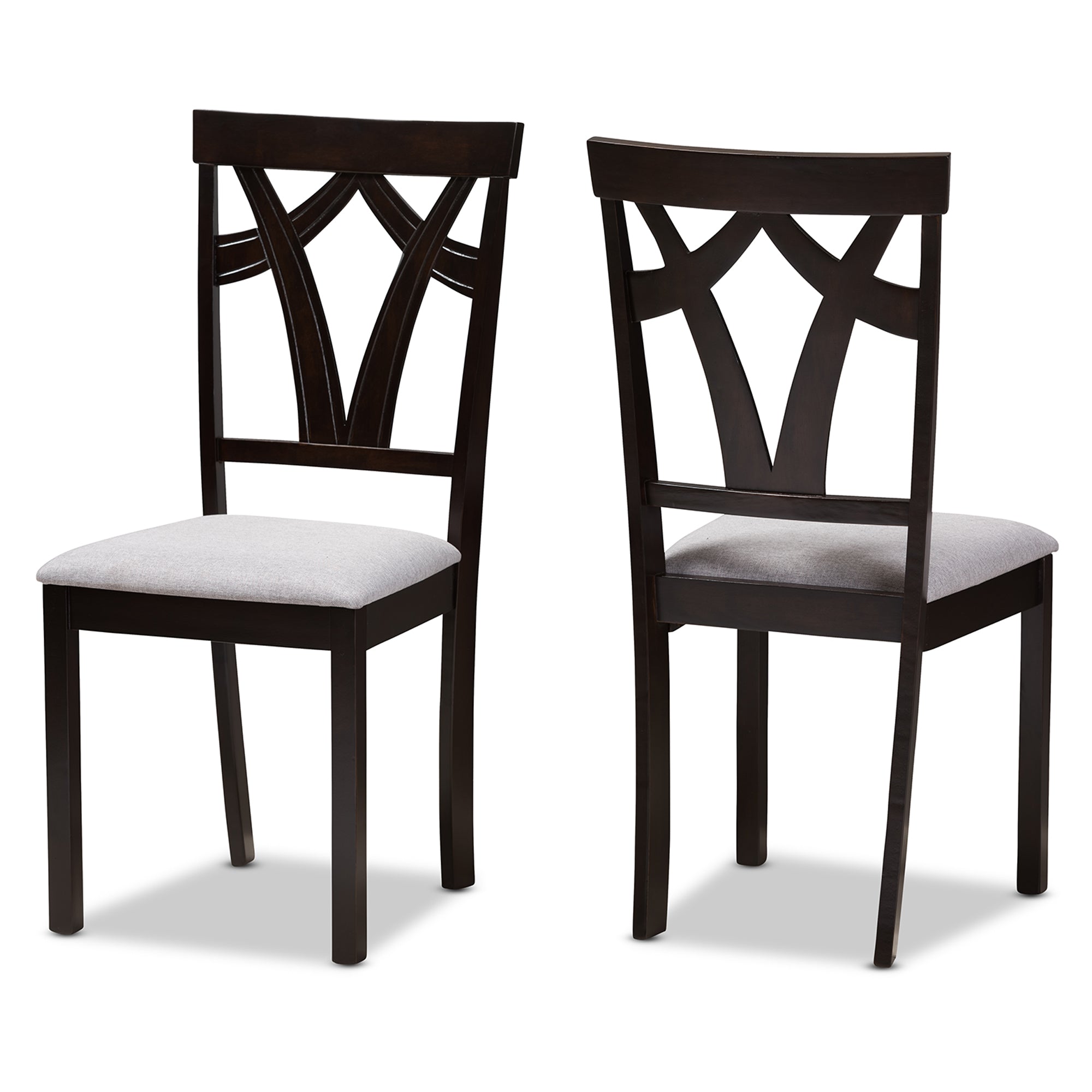 Sylvia Contemporary Dining Chairs Set of 2-Dining Chairs-Baxton Studio - WI-Wall2Wall Furnishings