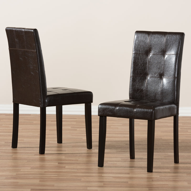 Avery Modern Dining Chairs Set of 2-Dining Chairs-Baxton Studio - WI-Wall2Wall Furnishings