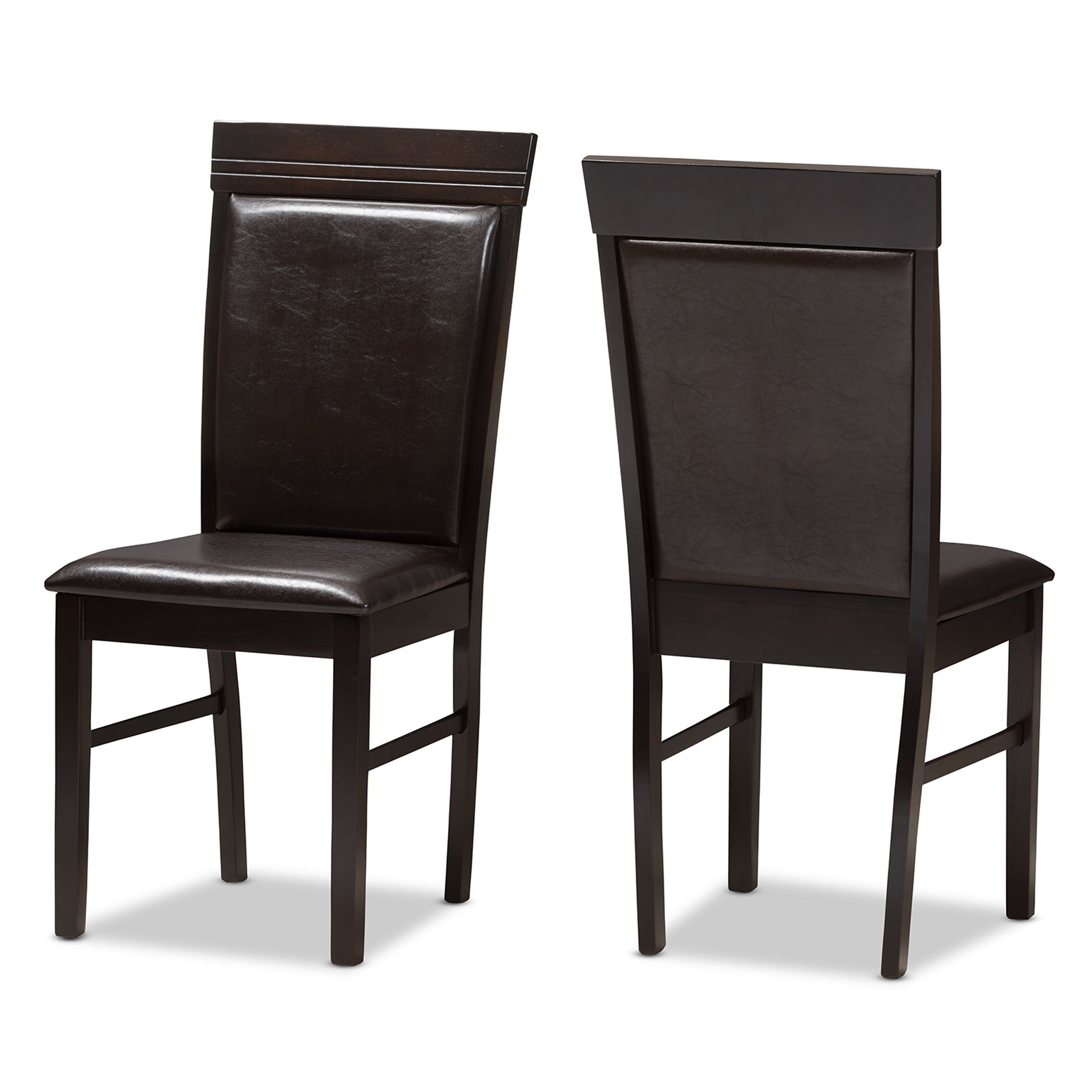 Thea Contemporary Table & Dining Chairs 5-Piece-Dining Set-Baxton Studio - WI-Wall2Wall Furnishings