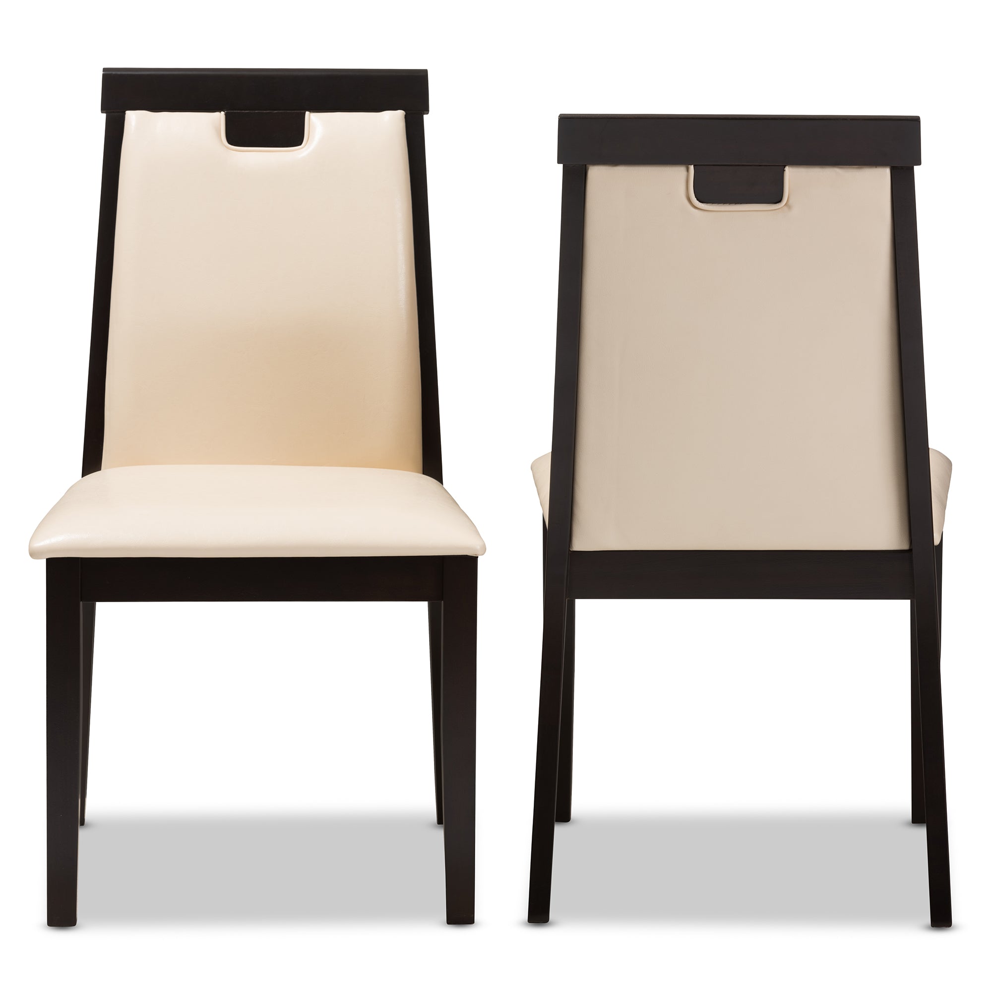 Evelyn Contemporary Dining Chairs Set of 2-Dining Chairs-Baxton Studio - WI-Wall2Wall Furnishings