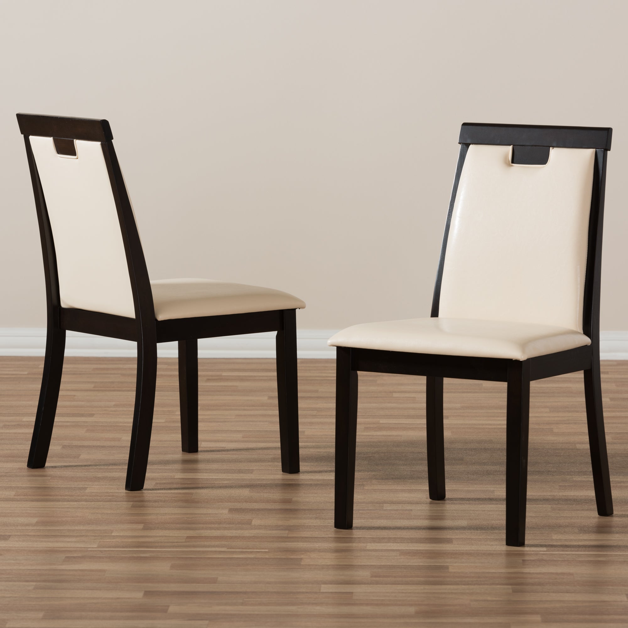 Evelyn Contemporary Dining Chairs Set of 2-Dining Chairs-Baxton Studio - WI-Wall2Wall Furnishings