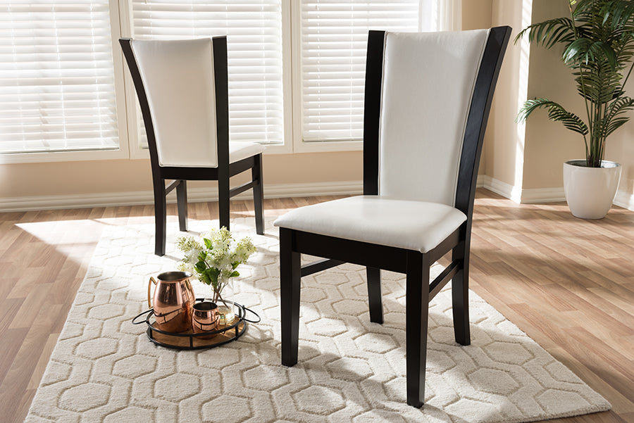 Adley Contemporary Dining Chairs Set of 2-Dining Chairs-Baxton Studio - WI-Wall2Wall Furnishings