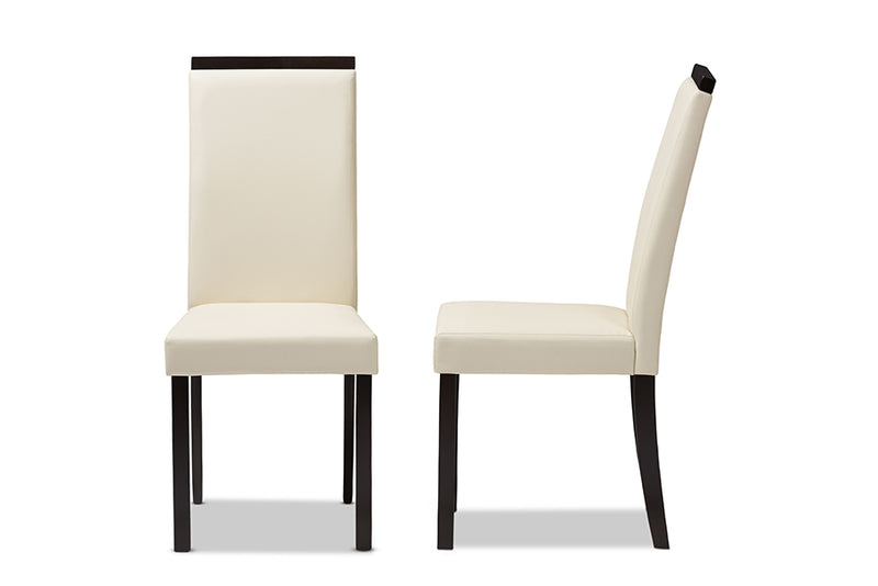 Daveney Contemporary Dining Chairs Set of 2-Dining Chairs-Baxton Studio - WI-Wall2Wall Furnishings