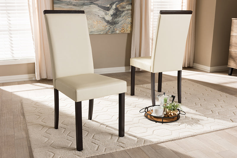 Daveney Contemporary Dining Chairs Set of 2-Dining Chairs-Baxton Studio - WI-Wall2Wall Furnishings