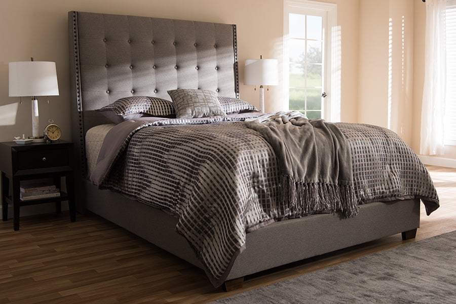 Georgette Contemporary Bed-Bed-Baxton Studio - WI-Wall2Wall Furnishings