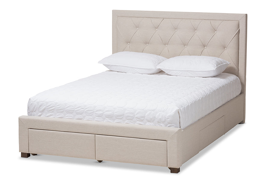 Aurelie Contemporary Bed-Bed-Baxton Studio - WI-Wall2Wall Furnishings