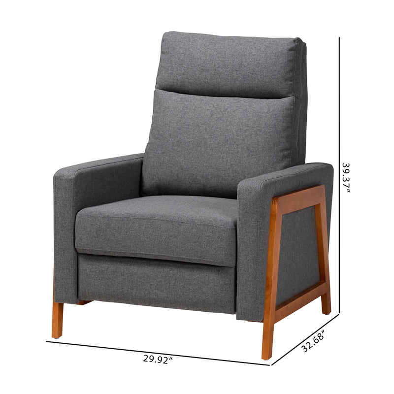 Halstein Mid-Century Living Room Chair-Chair-Baxton Studio - WI-Wall2Wall Furnishings