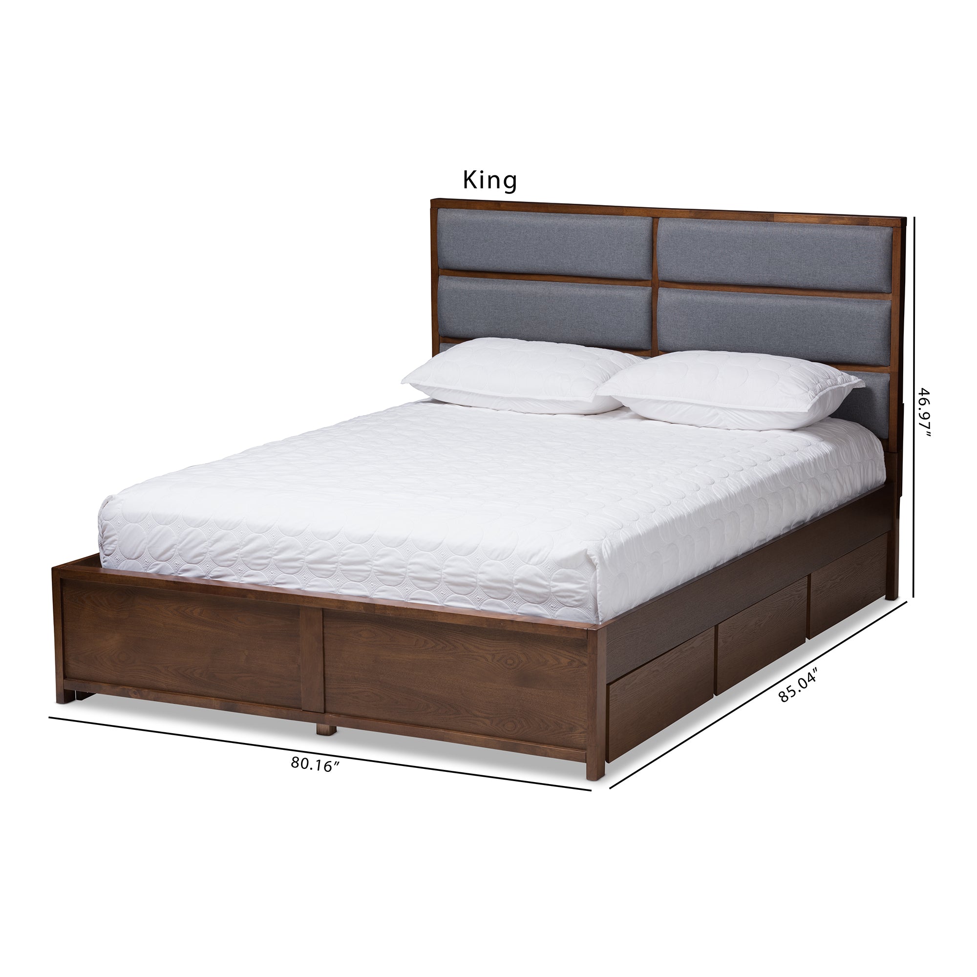 Macey Contemporary Bed-Bed-Baxton Studio - WI-Wall2Wall Furnishings