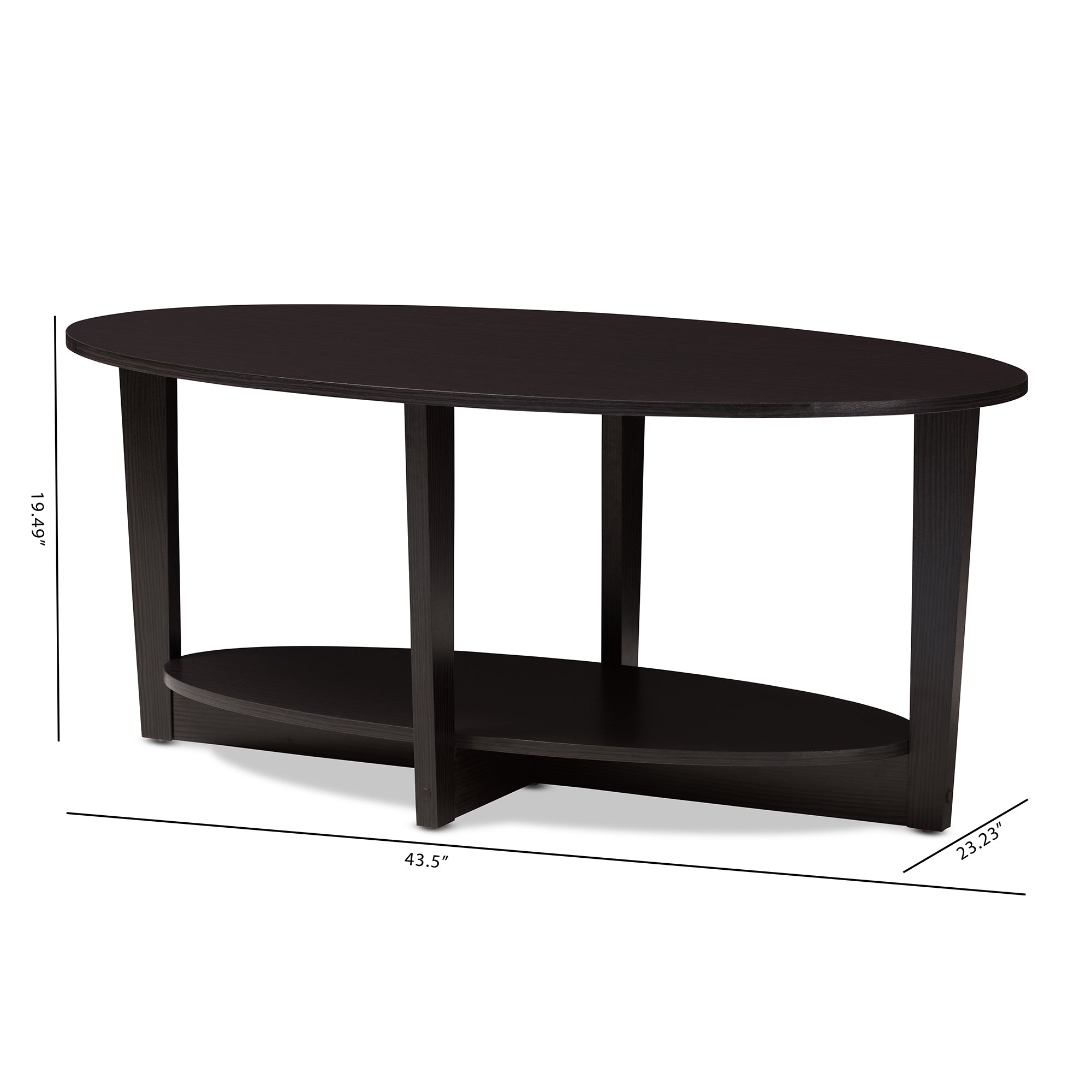 Jacintha Contemporary Coffee Table-Coffee Table-Baxton Studio - WI-Wall2Wall Furnishings