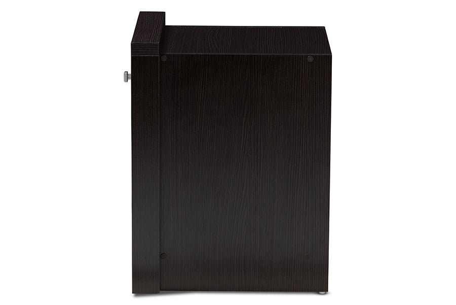 Danette Contemporary Nightstand 1-Drawer-Nightstand-Baxton Studio - WI-Wall2Wall Furnishings