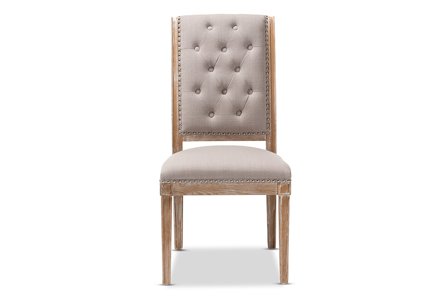 Charmant French Provincial Dining Chair-Dining Chair-Baxton Studio - WI-Wall2Wall Furnishings