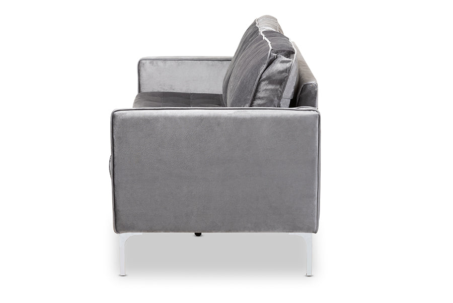 Clara Contemporary Sofa 3-Seater-Sofa-Baxton Studio - WI-Wall2Wall Furnishings