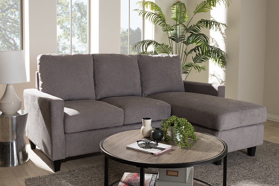 Greyson Contemporary Sectional Sofa-Sectional Sofa-Baxton Studio - WI-Wall2Wall Furnishings