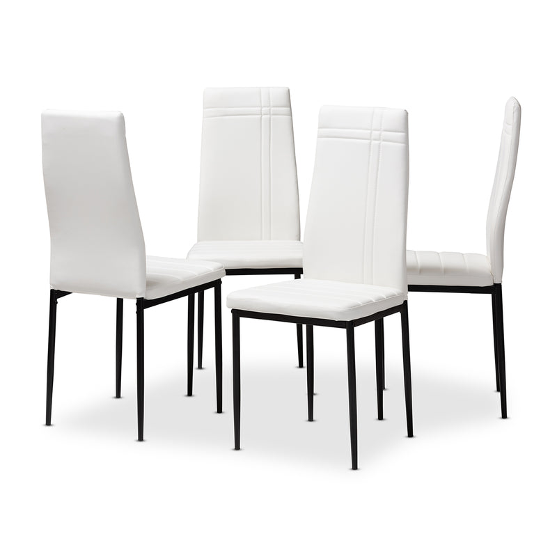 Matiese Modern Dining Chairs Set of 4-Dining Chairs-Baxton Studio - WI-Wall2Wall Furnishings