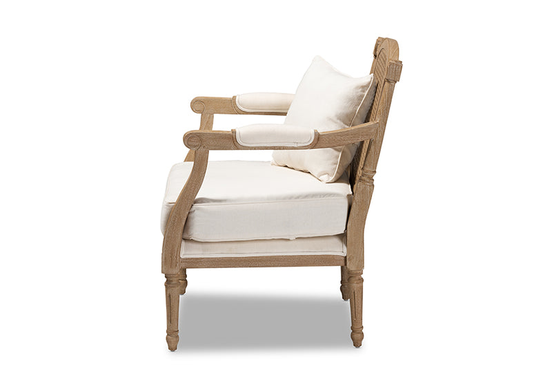 Clemence French Provincial Chair-Chair-Baxton Studio - WI-Wall2Wall Furnishings