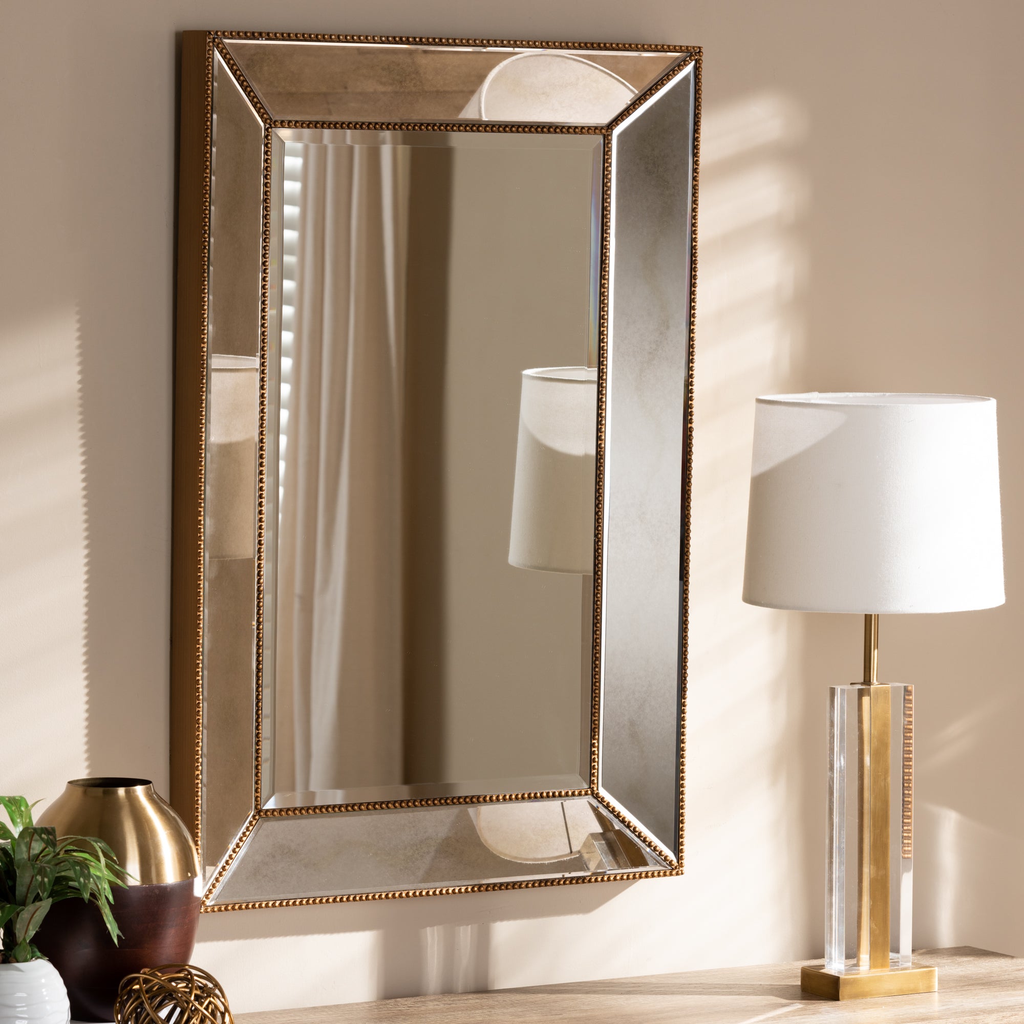 Neva Contemporary Mirror-Mirror-Baxton Studio - WI-Wall2Wall Furnishings